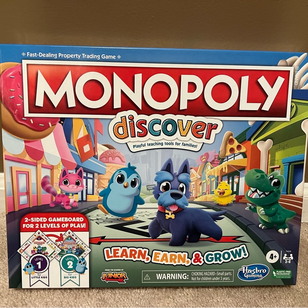 Monopoly Discover Board Game - Brand New and Never Used
